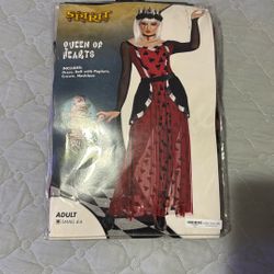Queen of  Hearts adult small 4-6