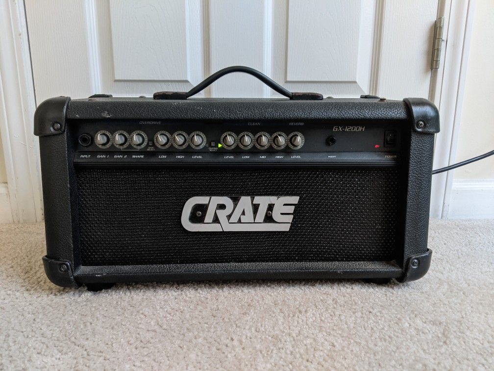 Crate GX1200H 100 W 2 Channel Guitar Amp Head (Parts or Repair)