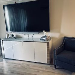 City Furniture White Tv Stand Organizer Storage