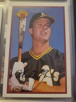 1989 Bowman Mark McGwire #197 Collector's Edition (Tiffany)