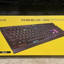 K70 MK.2 Low Profile Keyboard