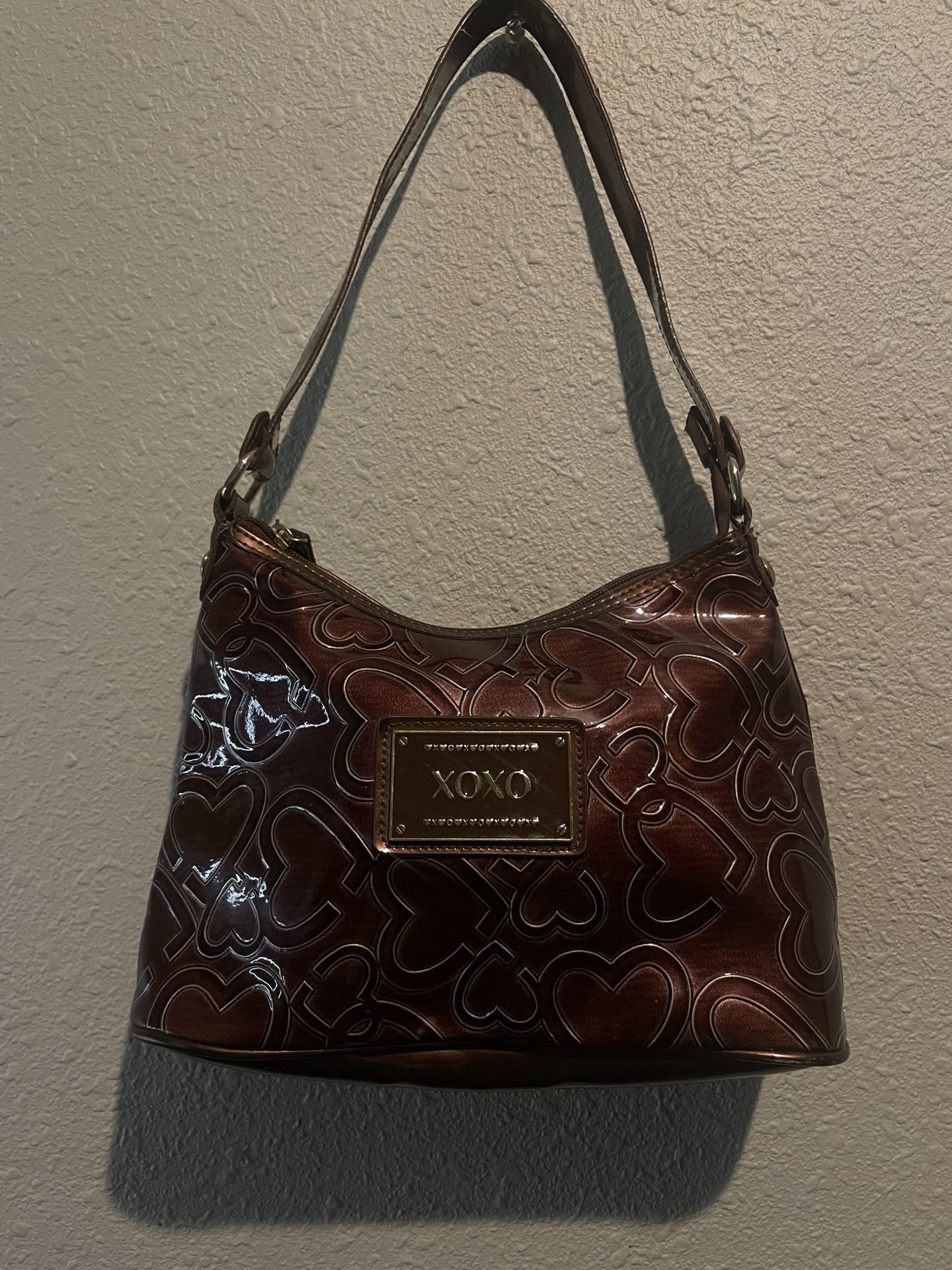 Brown Xoxo Y2K Shoulder Bag