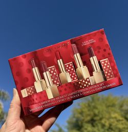 NIB Estee Lauder 5-PC Holiday 2025 Limited Edition Lipstick Gift Set $210 Value