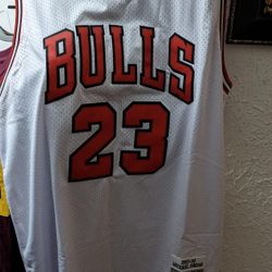 White Jordan Jersey New With Tags M Thru 2X 