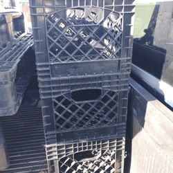 Plastic Milk Crates 