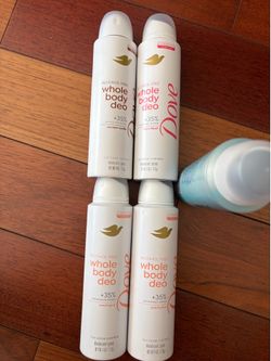 Dove deodorant spray $5/each