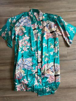 Silk kimono Robe