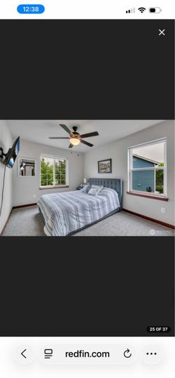 Full size bed and mattress!