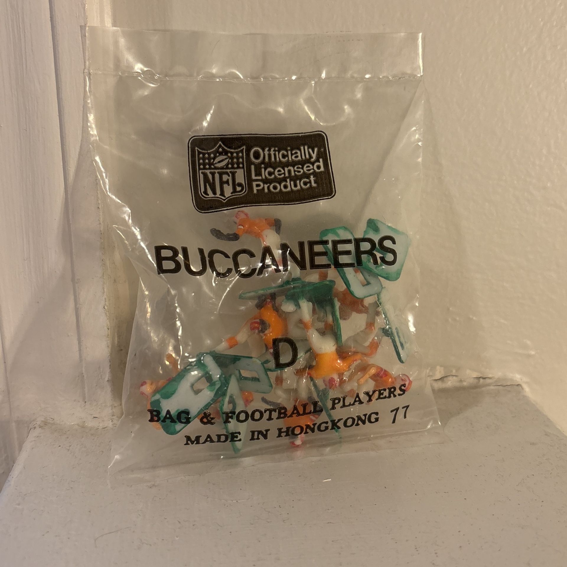 Electric Football Tampa Bay Buccaneers Players Bag Of 11 Vintage NFL Hong Kong 70’s