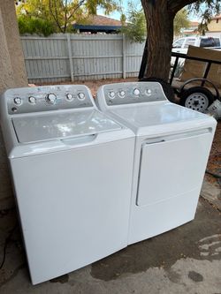 GE Top Load Washer and Dryer Set