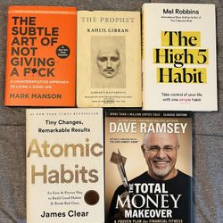 Self-Help Book Lot