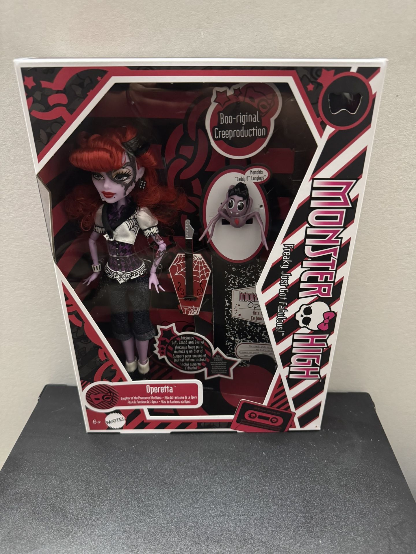 2025 Monster High Operetta Boo-riginal Creeproduction Fashion Doll
