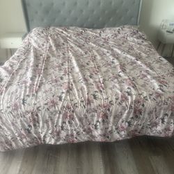 King bed and mattress