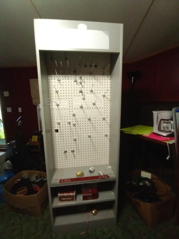 Pegboard Shelf