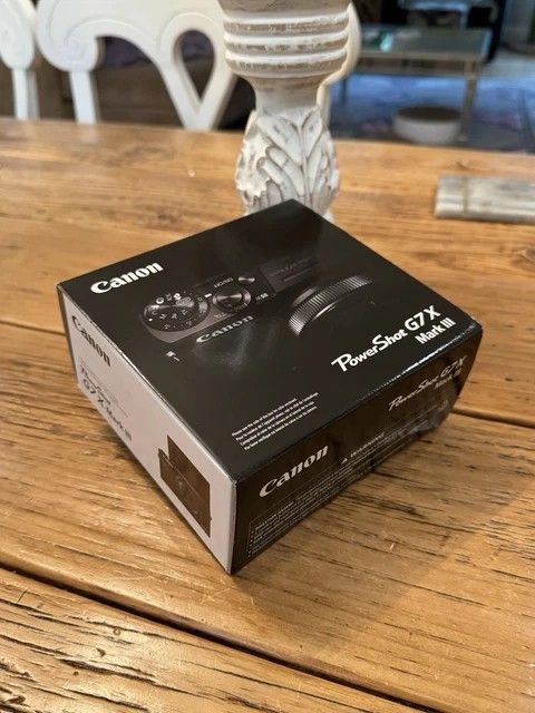 Canon PowerShot G7 X Mark III 20.1 Megapixel Digital Camera - Black
