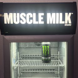 Muscle milk,  little refrigerator