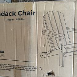 Folding Adirondack Chair Wood Texture, Dark Blue 