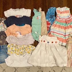 Girl 12 Month Summer Clothing Lot