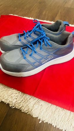 MERRELL Shoes Mens Size 13M Moab Flight CF Steel Toe Work Rock Slip Resistant