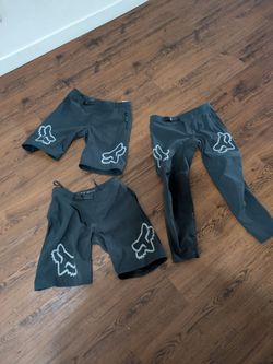 Fox mountain bike riding shorts and pants