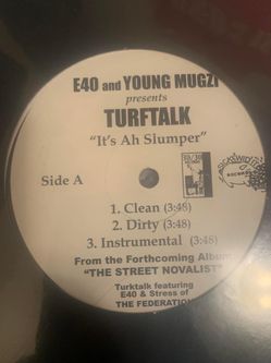 Turf Talk Feat E-40 It’s Ah Slumper 12” Vinyl Record