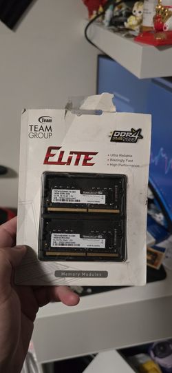 32GB (2 X 16) RAM, DDR4 2666 SODIMM, TEAM GROUP, Blazing FAST