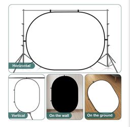 5x6.5 ft Collapsible Backdrop