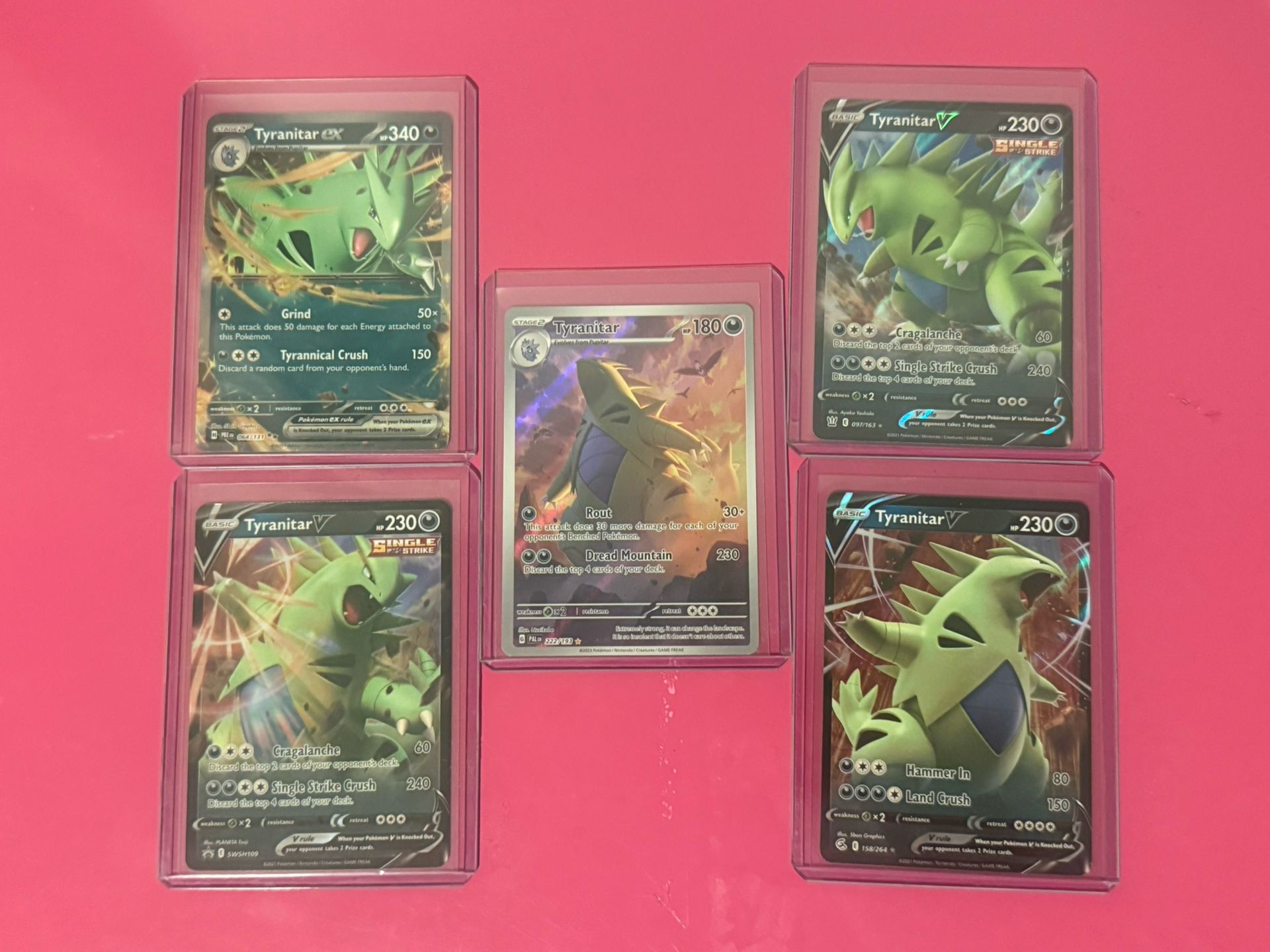Tyranitar V, Ex and Art Rare