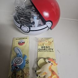 Pokemon Ball Puzzle And Keychains 