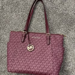 Michael Kors Jet Set Tote Bag And Wallet