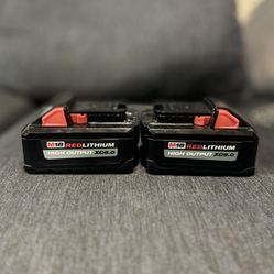 New Milwaukee 6.0 Batteries 