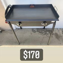 Especial De Plancha Gruesa Con Estufa De Gas Nuevo/ New Burner With Griddle With Hose