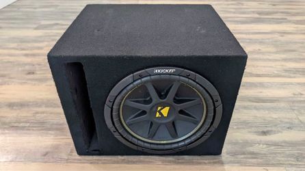 Kicker Subwoofer in Ported Enclosure Box