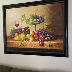 Very Large Oil Painting-Fruit Painting-Wall Art-Pictures