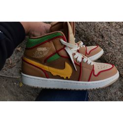 Air Jordan 1 Mid SE “cheeseburger”