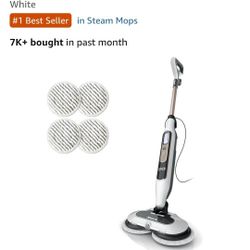 Shark Steam & Scrub with Steam Blaster Technology All-in-One Hard Floor Steam Mop with 3 Steam Modes & LED Headlights S8201, Rotator White