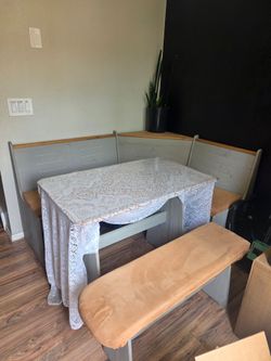 L-Shape Dining Table