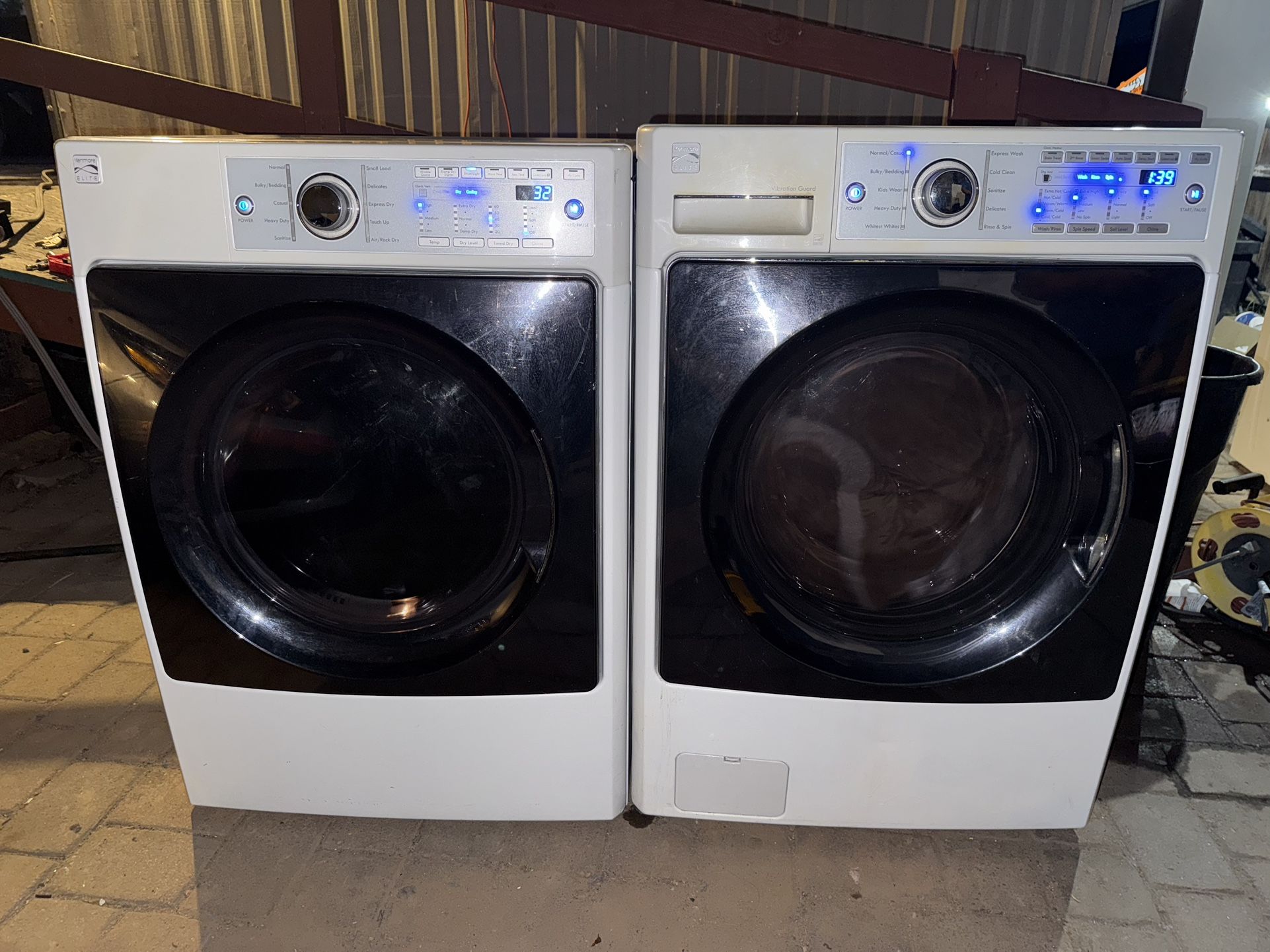 Kenmore Elite Washer And Dryer Set Front Loaders Electric