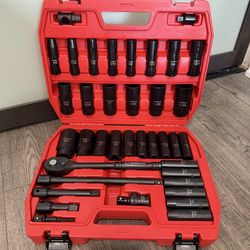 1/2" Drive Master Impact Socket Set, 38 Piece