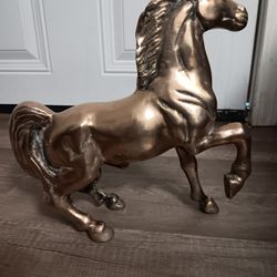 Vintage  - Bronze Horse Statue Sculpture "Bonner" Mantel -  Big 9 Lbs. - Serious Callers  Only 
