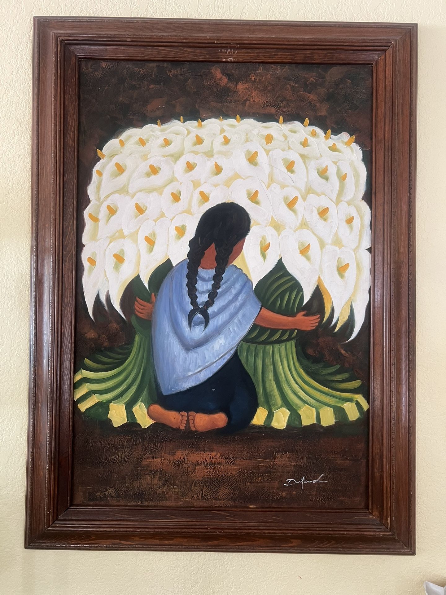 Mexican Oil Paintings - Flower Series 