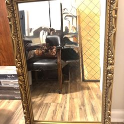 Antique Bronze Mirror
