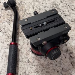 Manfrotto MVH502AH Video Head (Flat Base)