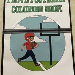 Coloring Book - I Love Football 