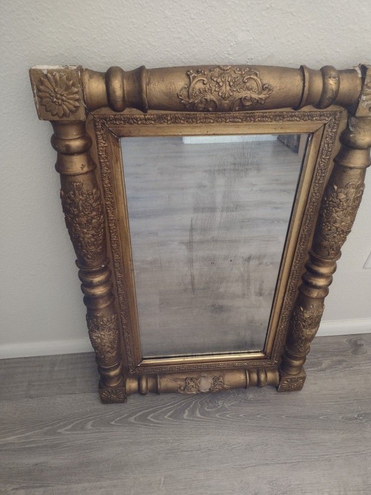 Antique Gold Gilt Mirror