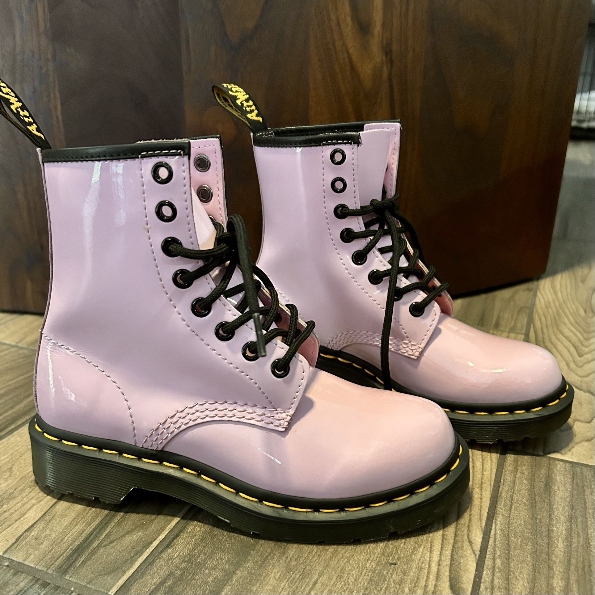 Pink Dr Marten Boots Size 5 Women