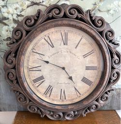 Large antique looking wall clock
