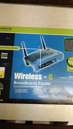 Wireless-g broadband router