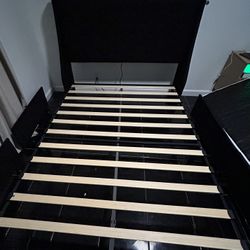 Black Queen Bed Frame 