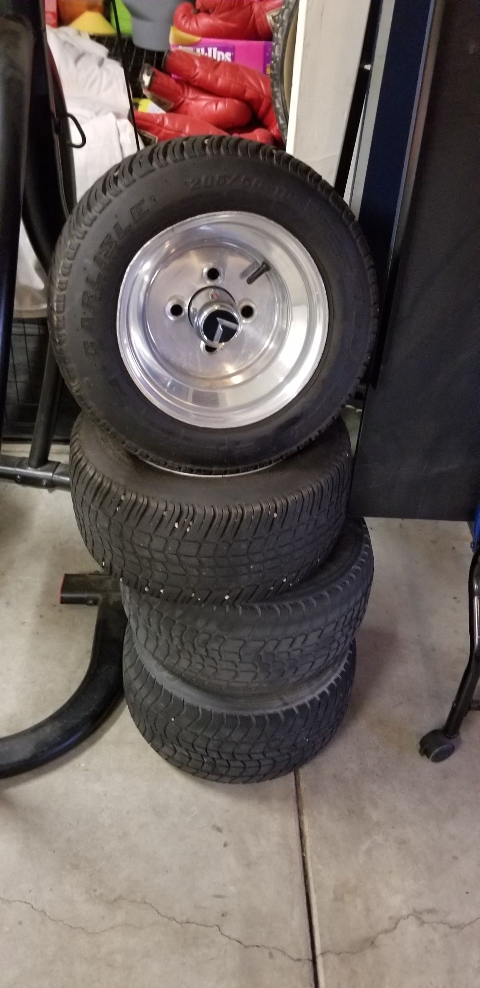 Golf cart 10" rims and tires